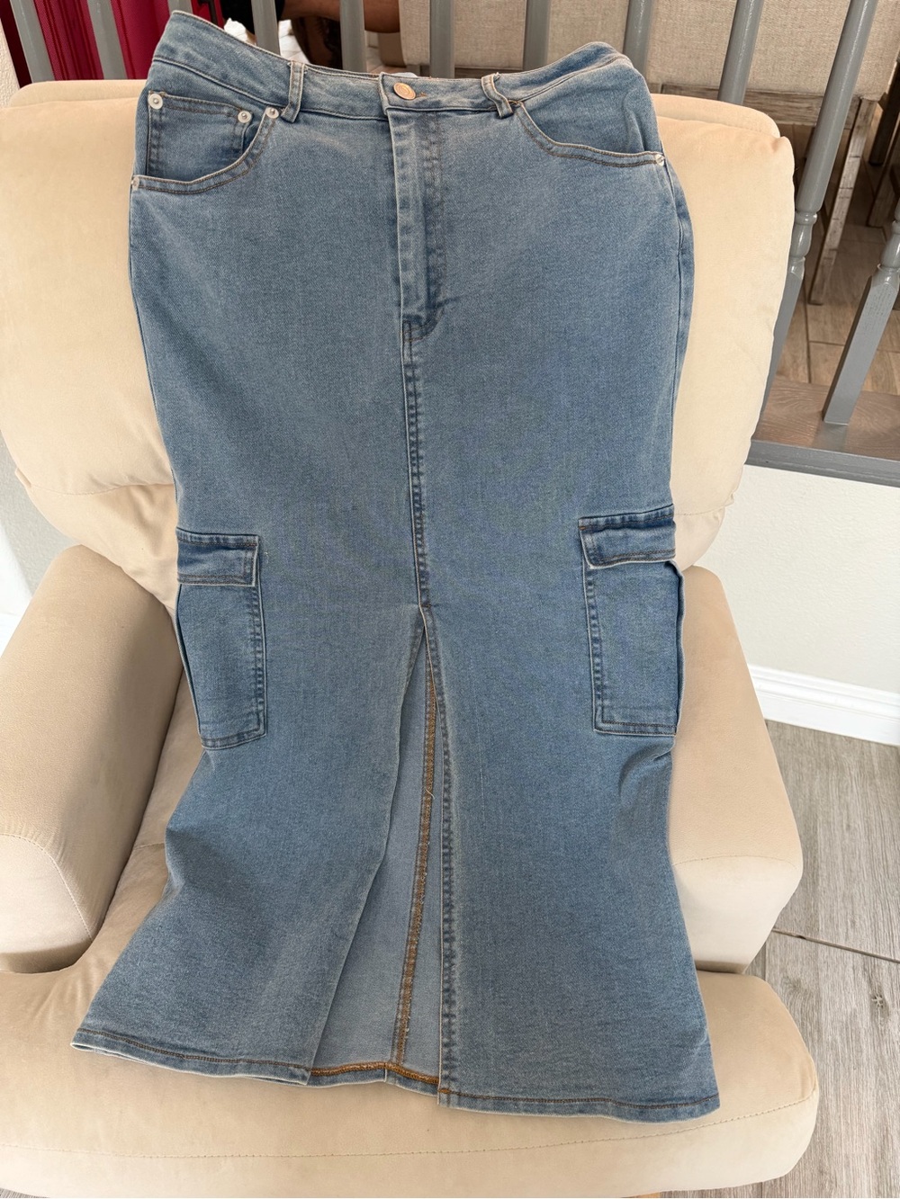 Edit by Nine Maxi Skirt with Cargo Pockets